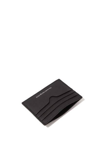 Logo Leather Card Holder